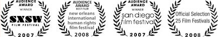 Awards for Inside the Circle-SXSW, New Orleans, San Diego Film Festival